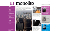 Desktop Screenshot of editoramonolito.com.br