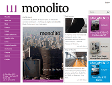Tablet Screenshot of editoramonolito.com.br
